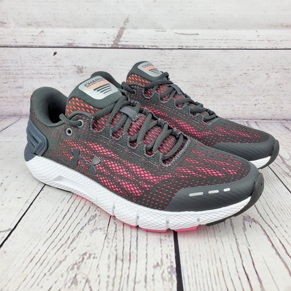 New Under Armour Charged Rouge Black Pink - Picture 2 of 8
